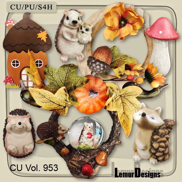 CU Vol. 953 Autumn Fall by Lemur Designs - Click Image to Close