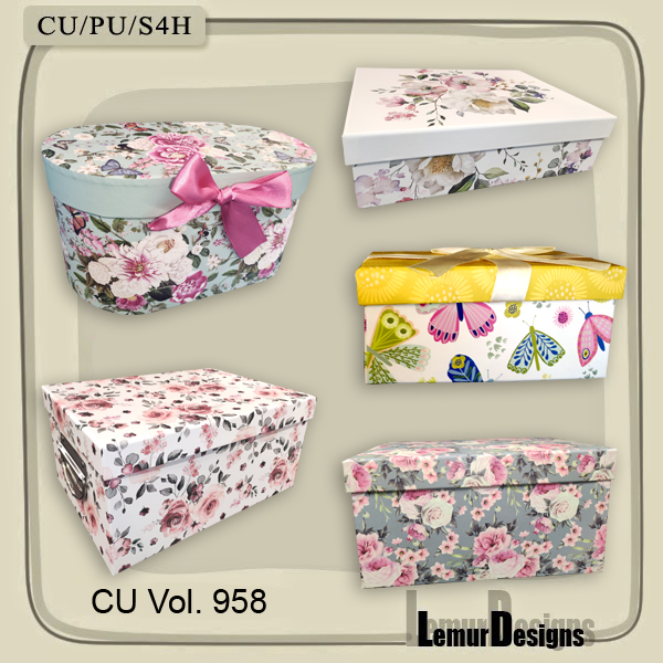 CU Vol. 958 Gift Box by Lemur Designs - Click Image to Close