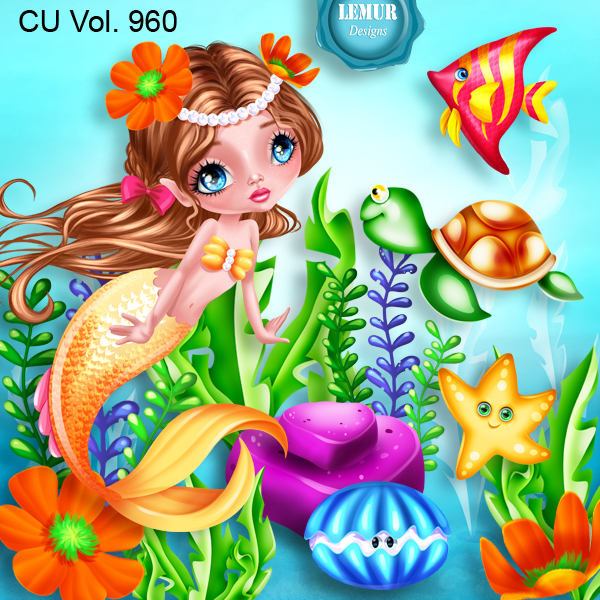 CU Vol. 960 Mermaid by Lemur Designs - Click Image to Close