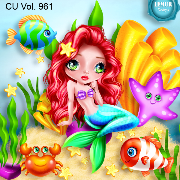 CU Vol. 961 Mermaid by Lemur Designs - Click Image to Close