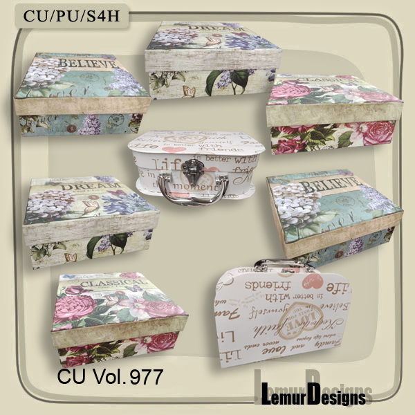 CU Vol. 977 Gift Box by Lemur Designs - Click Image to Close
