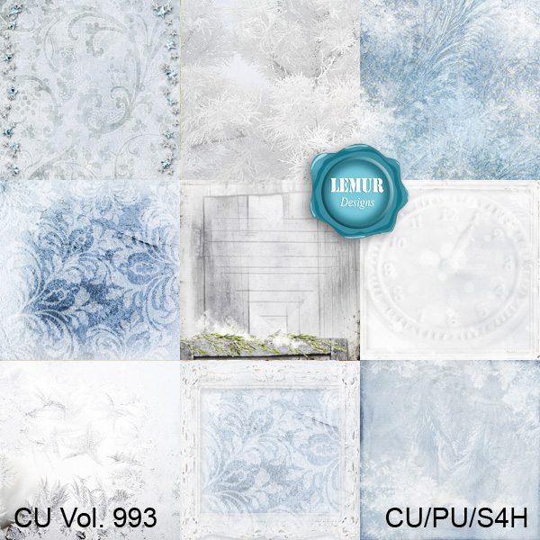 CU Vol. 993 Winter Papers by Lemur Designs - Click Image to Close