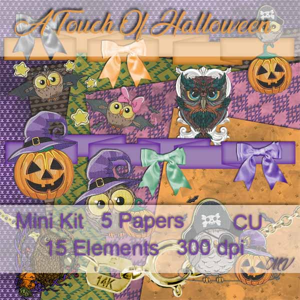 A Touch Of Halloween FS Mini Kit - Click Image to Close