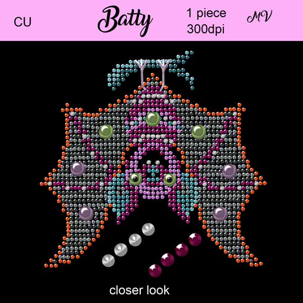 Batty element bling - Click Image to Close