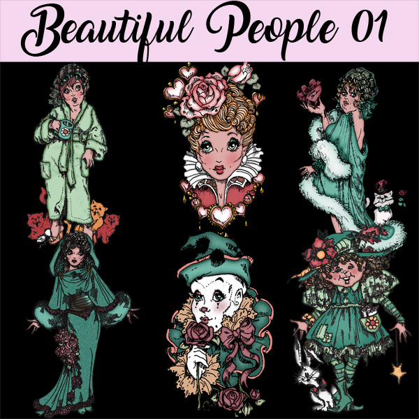 Beautiful People Element Pack - Click Image to Close