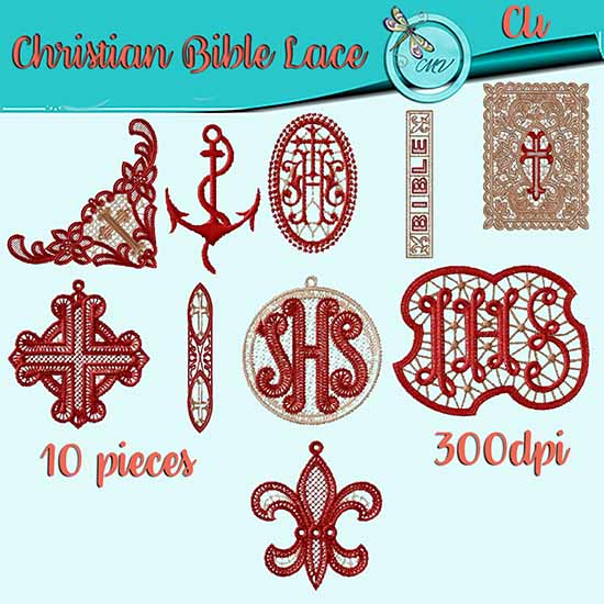 Christian Bible lace - Click Image to Close