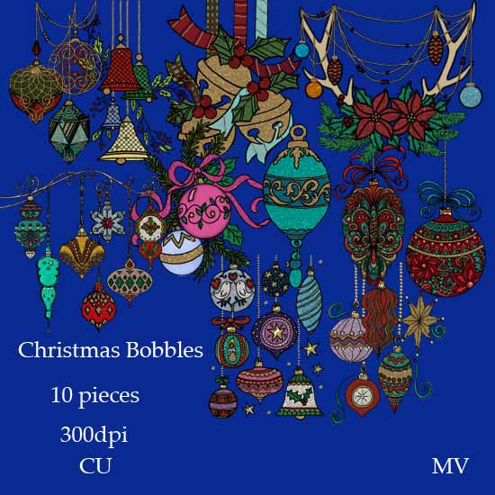 Christmas Bobbles - Click Image to Close