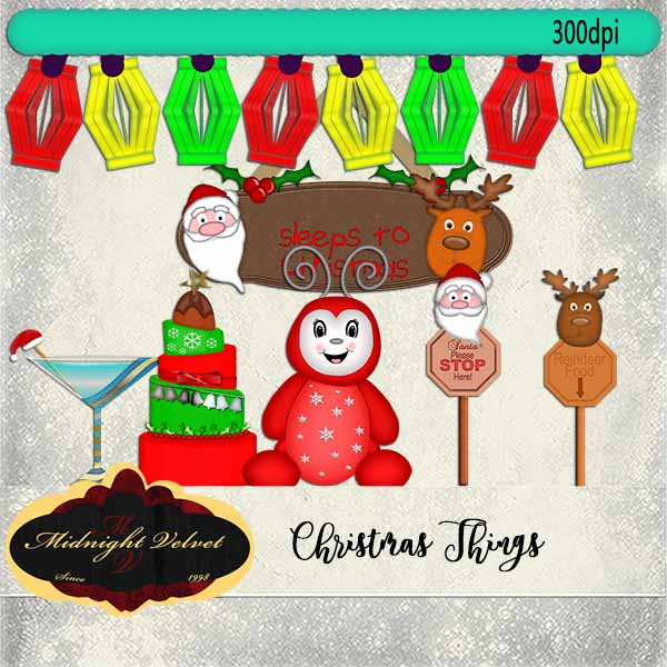 Christmas Things element pack - Click Image to Close