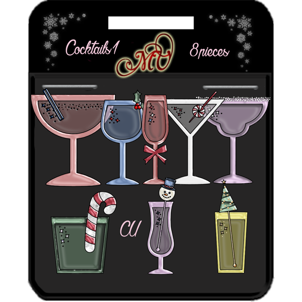 Cocktails 1 element pack - Click Image to Close
