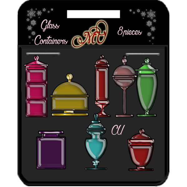 Glass Containers element pack - Click Image to Close