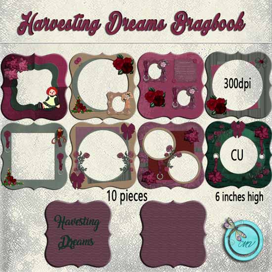 Harvesting Dreams Brag Book - Click Image to Close