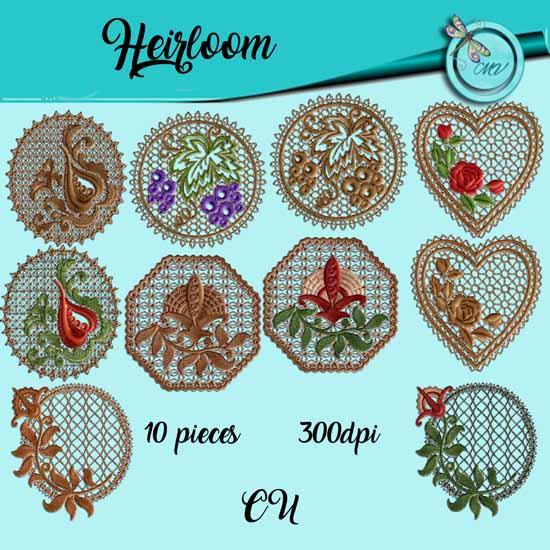 Hierloom lace - Click Image to Close