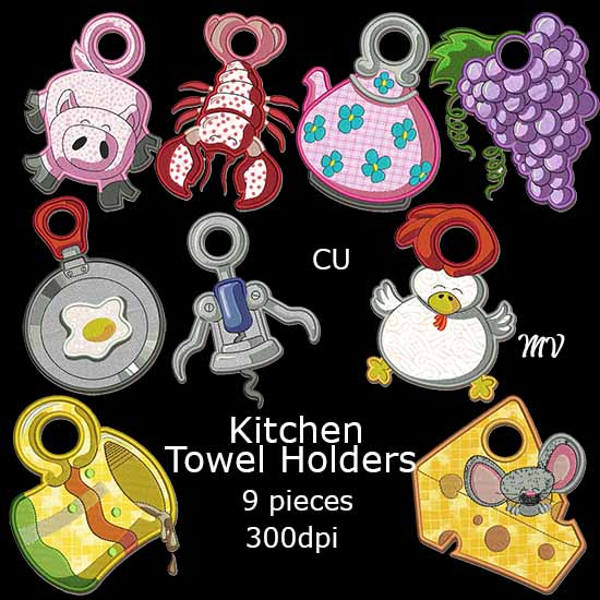 Kitchen Towel Holders 1 - Click Image to Close