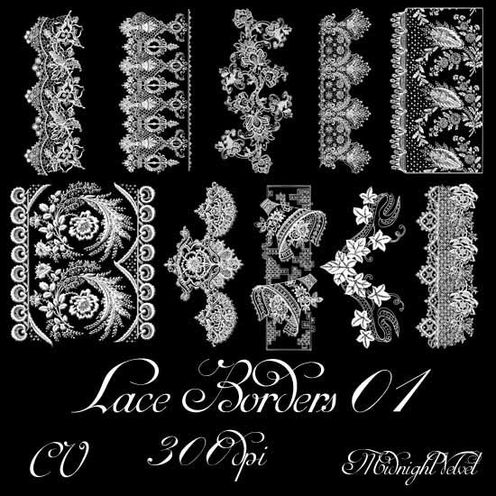 Lace Borders 01 - Click Image to Close