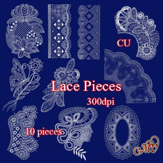 Lace Pieces - Click Image to Close