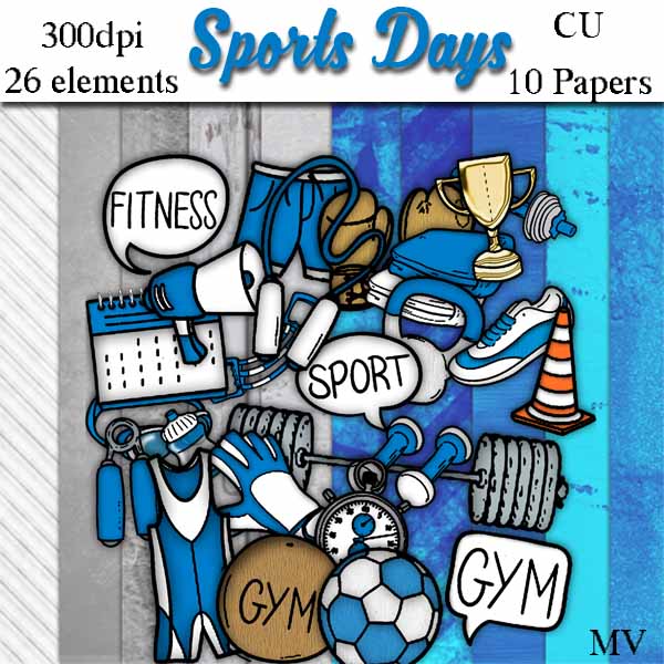 Sports Days FS Kit - Click Image to Close