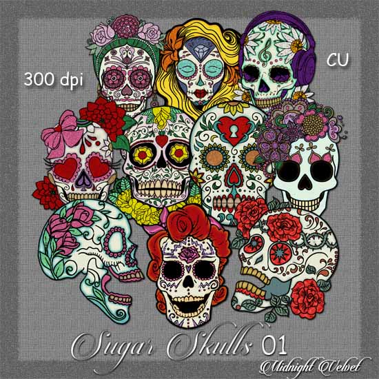 Sugar Skulls - Click Image to Close