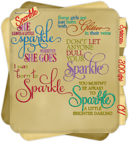 Sparkle word art - Click Image to Close