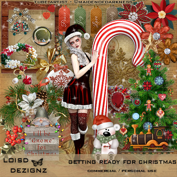 Getting Ready For Christmas - CU / PU - Click Image to Close