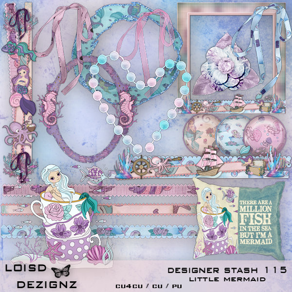 Designer Stash 115 - Little Mermaid - cu4cu/cu/pu - Click Image to Close