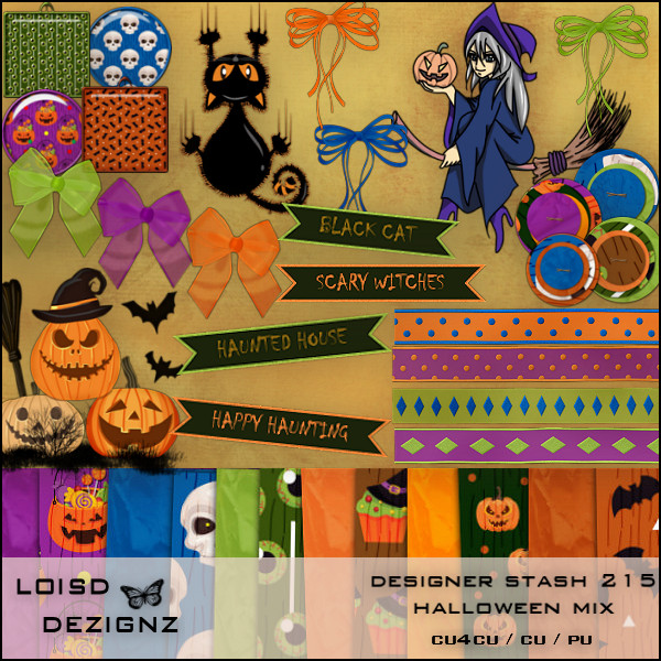 Designer Stash 215 - Halloween Mix - cu4cu/cu/pu - Click Image to Close