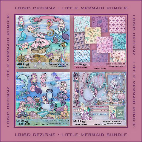 Little Mermaid Designer Bundle - cu4cu - Click Image to Close
