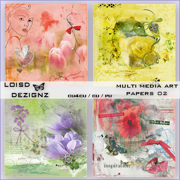 Multi Media Art Papers 02 - cu4cu/cu/pu - Click Image to Close