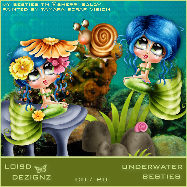 Underwater Besties - cu / pu - Click Image to Close
