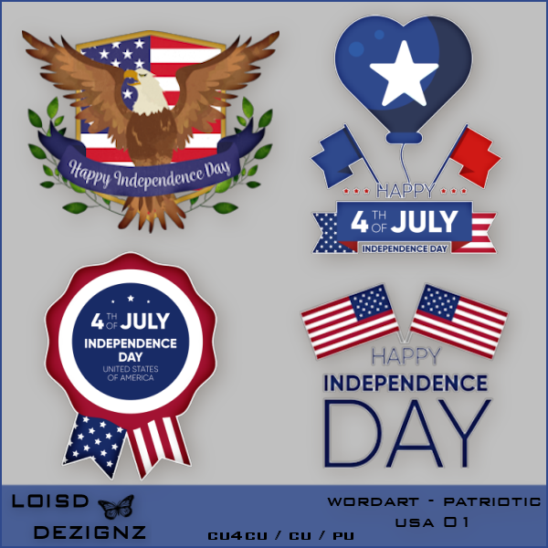 Wordart - Patriotic USA 01 - Click Image to Close