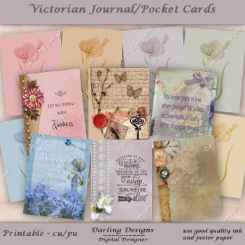 Victorian Journal/Pocket Cards