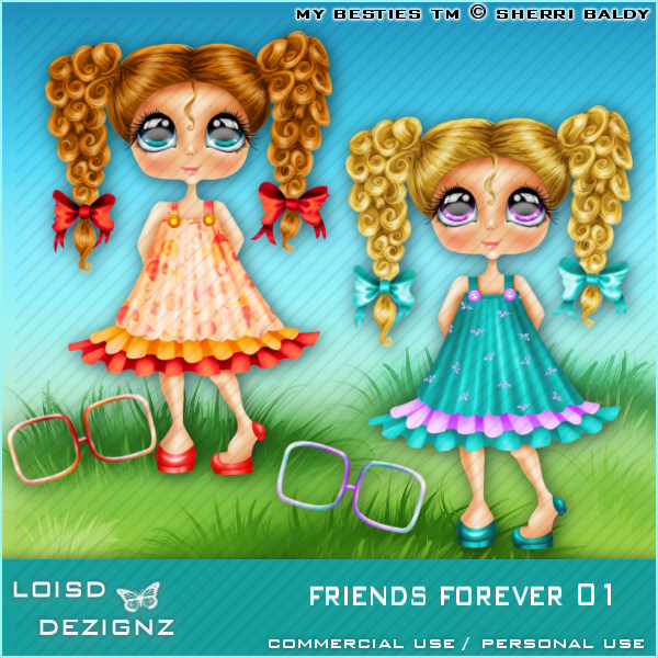 Friends Forever 01 - cu/pu - Click Image to Close