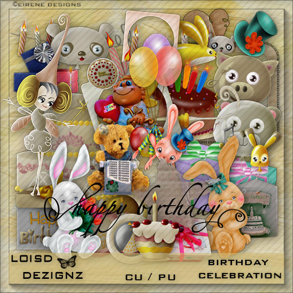 Birthday Celebration - cu / pu - Click Image to Close