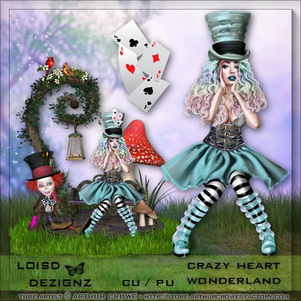 Crazy Heart Wonderland - CU/PU - Click Image to Close