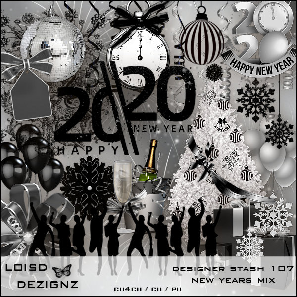 Designer Stash 107 - New Years Mix - cu4cu/cu - Click Image to Close