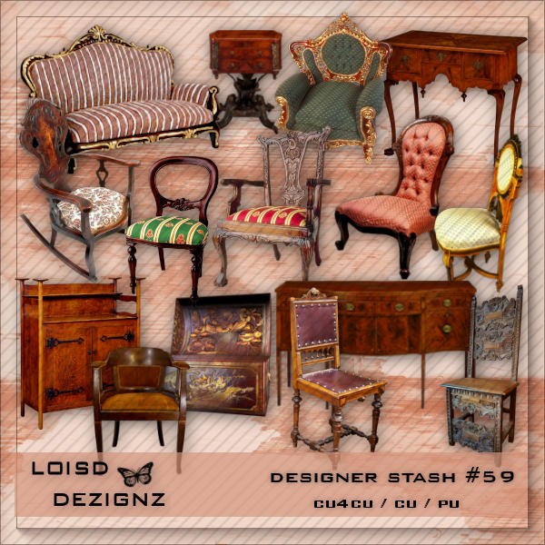 Designer Stash 59 - Antiques - cu4cu / cu / pu - Click Image to Close