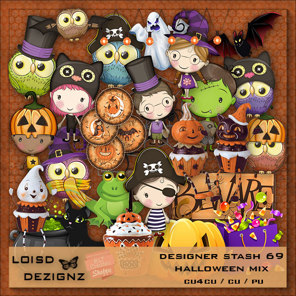 Designer Stash 69 - Halloween Mix - cu4cu / cu / pu - Click Image to Close
