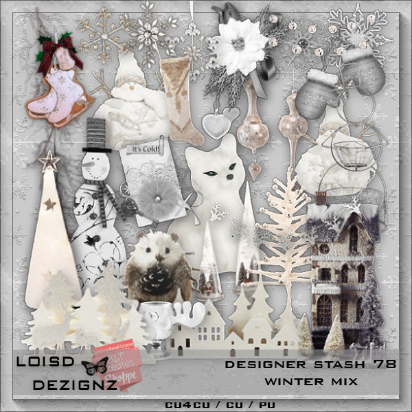 Designer Stash 78 - Winter Mix - cu4cu / cu / pu - Click Image to Close