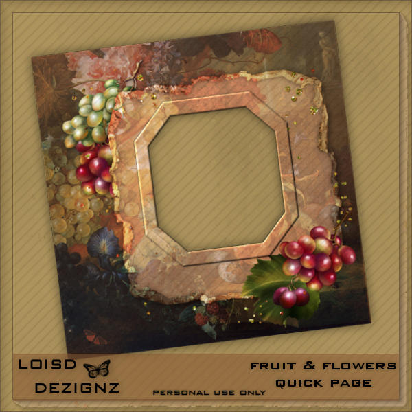 Fruit & Flowers Quick Page - PU - Click Image to Close
