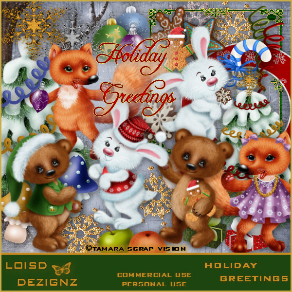 Holiday Greetings - CU / PU - Click Image to Close