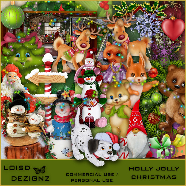 Holly Jolly Christmas - CU/PU - Click Image to Close
