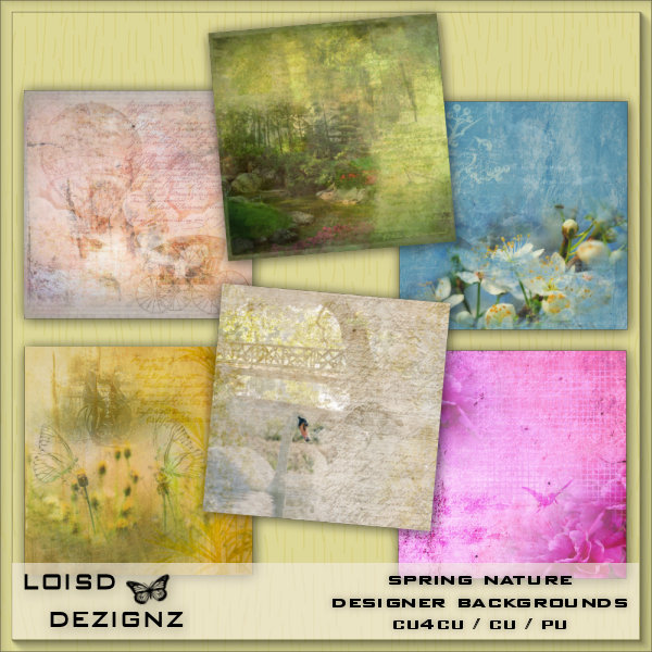 Spring Nature Designer Backgrounds - cu4cu / cu / pu - Click Image to Close