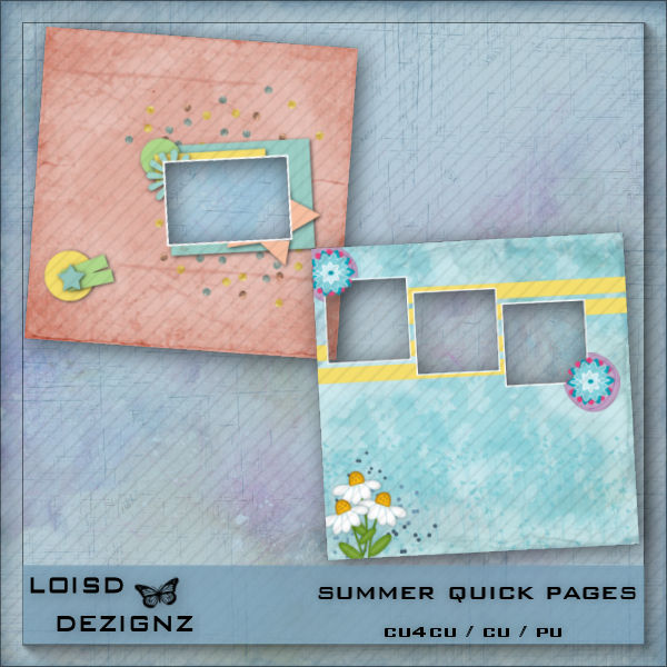 Summer Quick Pages - cu4cu / cu / pu - Click Image to Close