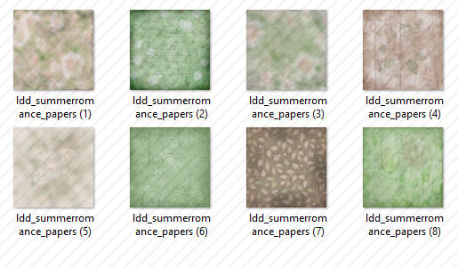 Summer Romance Designer Papers - cu4cu / cu / pu - Click Image to Close