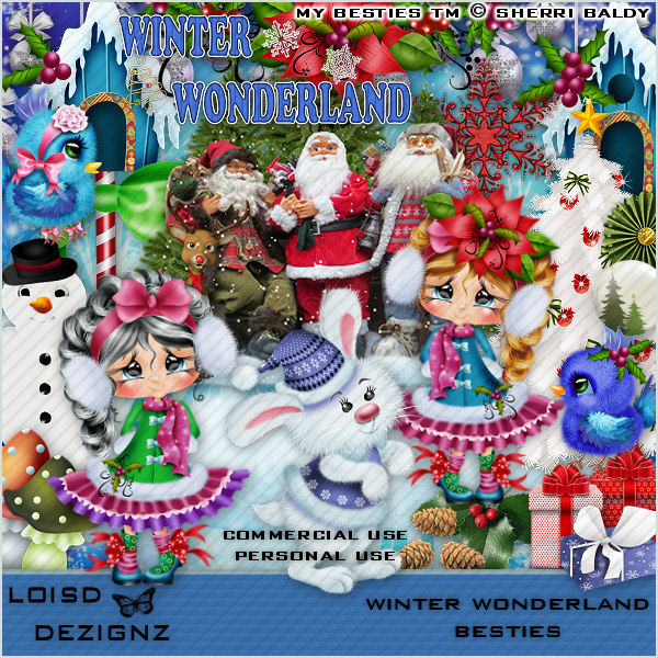 Winter Wonderland Besties - cu/pu - Click Image to Close