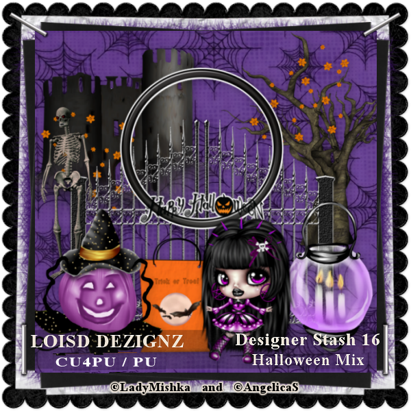 Designer Stash #16 - Halloween Mix - CU4PU / PU - Click Image to Close