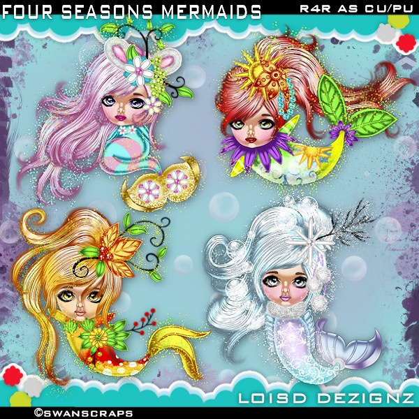 R4R - Four Seasons Mermaids - Click Image to Close