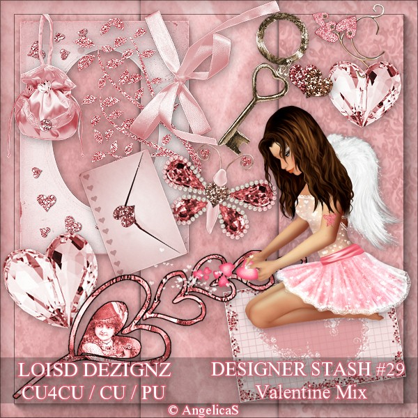 Designer Stash 29 - Valentine Mix - CU4CU/PU - Click Image to Close