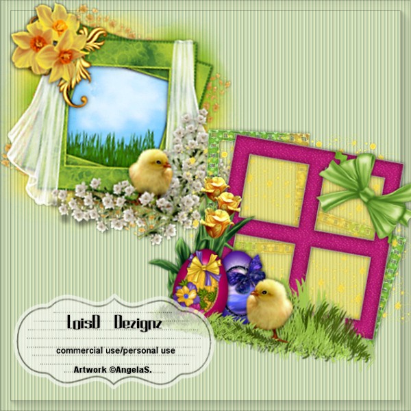 Easter/Spring Cluster Frames - Click Image to Close