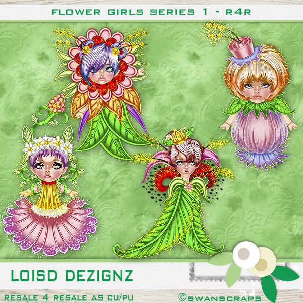 R4R - Flower Girls Series 1 - Click Image to Close