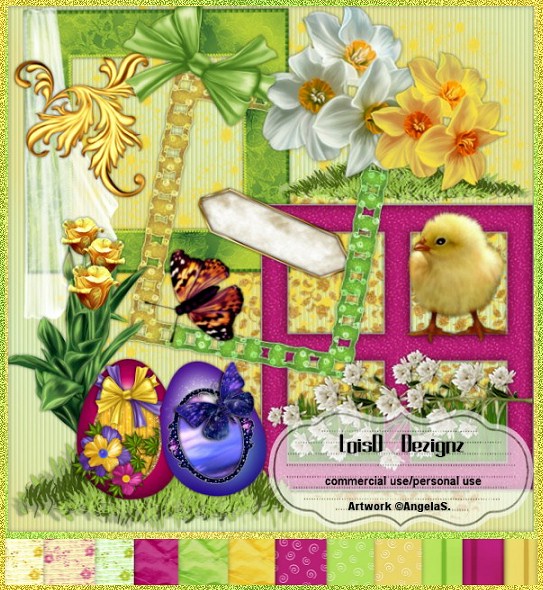 Happy Easter/Spring Scrap Kit - Click Image to Close